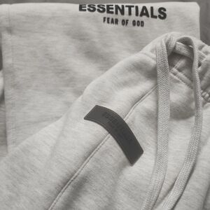 Essentials Fear of God Gray Sweat Pants Light Oak